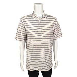 Polo Golf Ralph Lauren Mens‎ Striped Short Sleeve Polo Shirt Size L